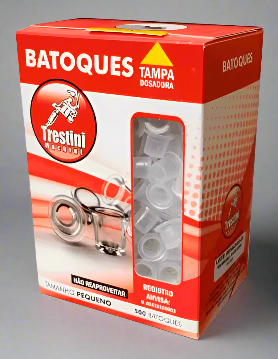 Batoques com base hexagonal tamanho P 500un