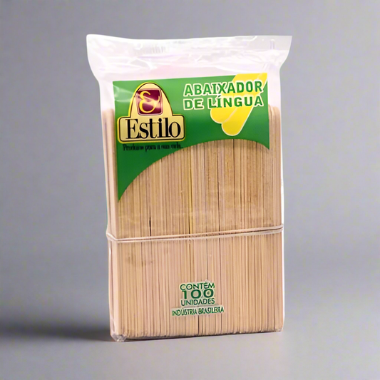 Palitos abaixador de língua 100 unidades