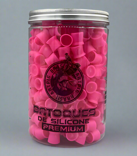 Batoques de Silicone Rosa M 300un
