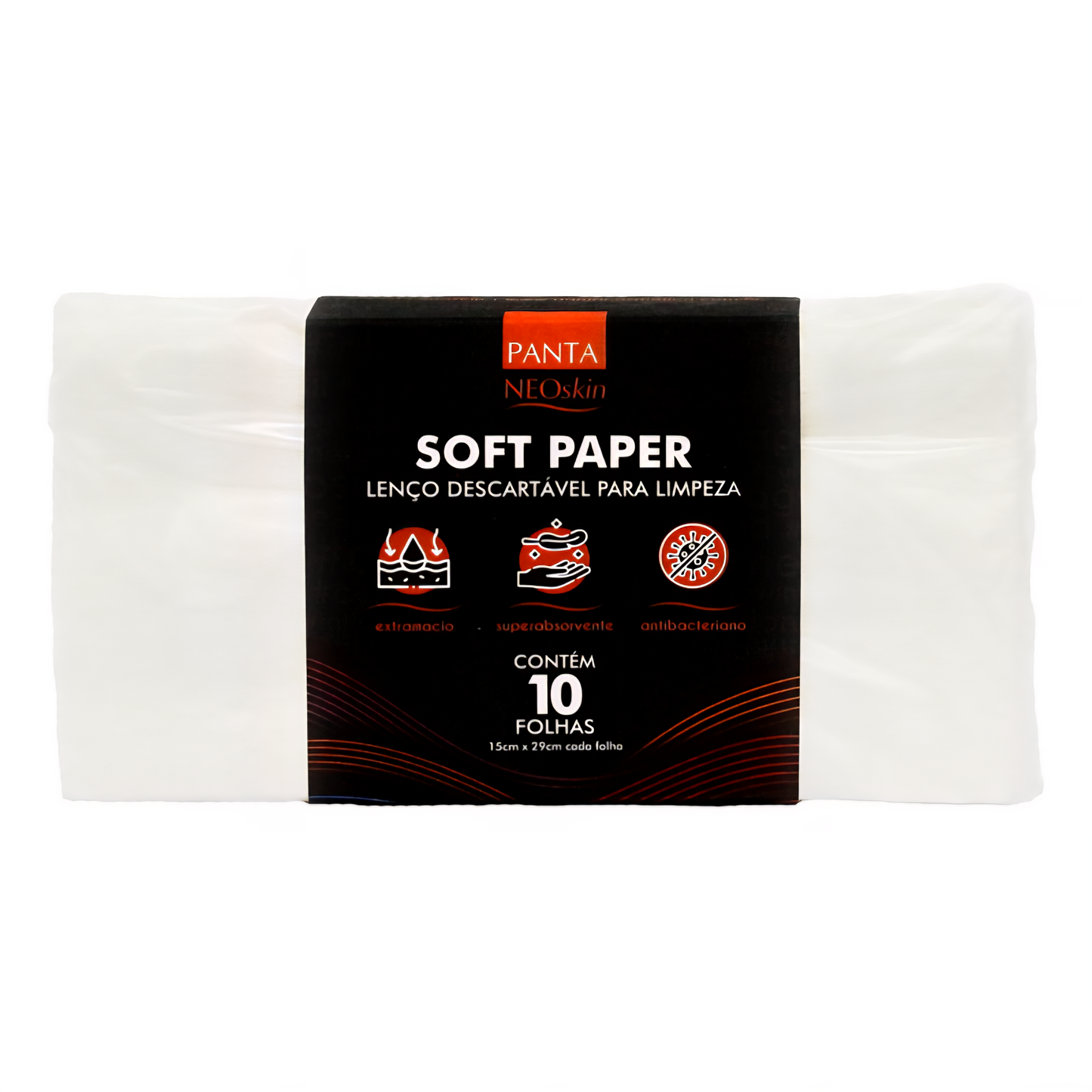 Soft Paper - Lenço descartável para limpeza