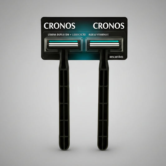 Aparelho de Barbear Cronos pct c/ 2 unidades